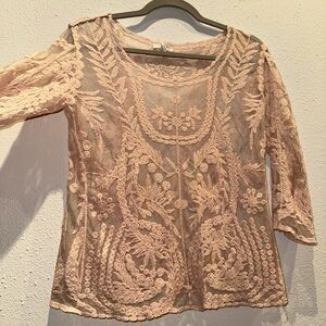 Sheer coverup shirt, beef etc for beachwear or country night out!!